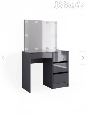 Antracitszürke sminkasztal