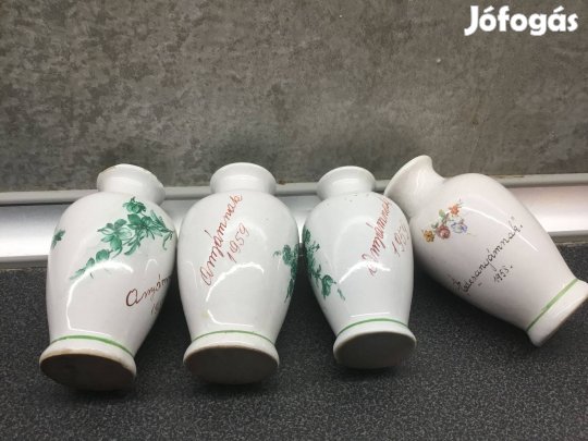 Anyáknapi bodrogkeresztúri kerámia vázácskák1958/ 59 - ből