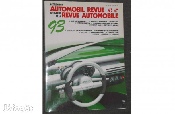 Aotomobil Revue1993 svájci autókatalógus