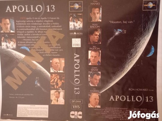 Apolló 13 - katasztrófa vhs - Tom Hanks