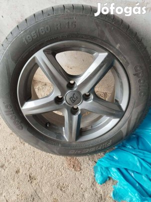 Apollo Alnac 4G 195/60 R15 88V nyári gumiszett alufelnivel