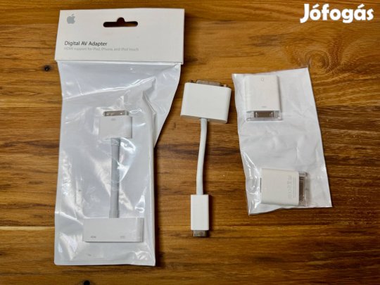 Apple 30 PIN gyári bontatlan adapterek