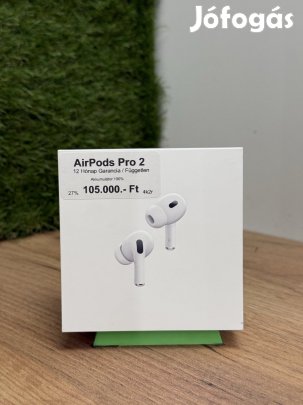 Apple AirPods Pro 2 Kártyafüggetlen, 12 hó garancia