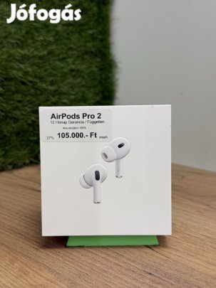 Apple AirPods Pro 2 Kártyafüggetlen, 12 hó garancia