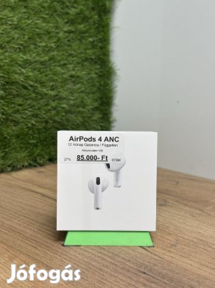 Apple Airpods 4 ANC Kártyafüggetlen, 12 hó garancia