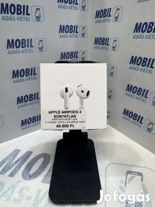 Apple Airpods 4 Bluetooth 1 GB, 12 hó garancia