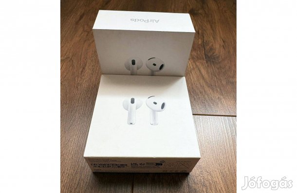 Apple Airpods 4 eredeti, zsír új, bomtatlan, garancia!
