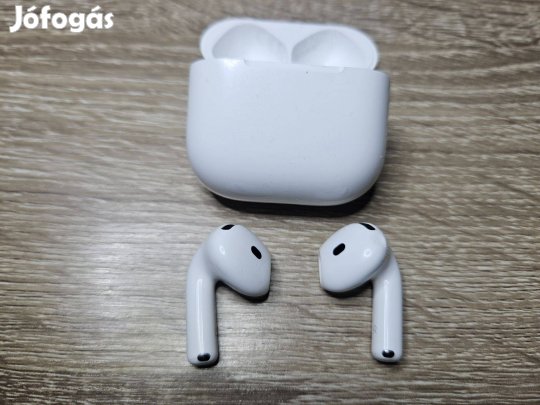 Apple Airpods 4 használt, nem ANC-s bluetooth fülhallgató