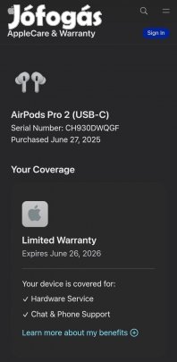 Apple Airpods pro2 (!garanciával!)