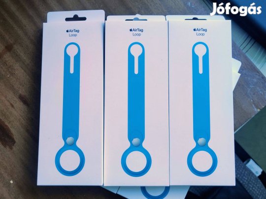 Apple Airtag loop, Capri blue