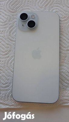Apple Iphone 15 független 128 GB karcmentes 100% aksi
