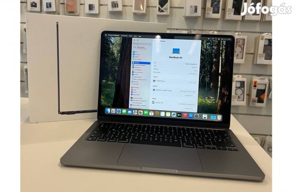 Apple Macbook Air 2022 13" M2 8Gbram 256GB SSD S.Gray Használt 27% Áfa