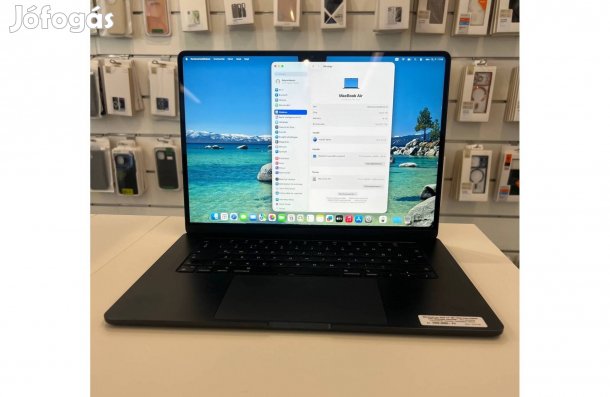 Apple Macbook Air 2023 15"M2 16Gbram 256Gbssd Midnight Használt 27%Áfa