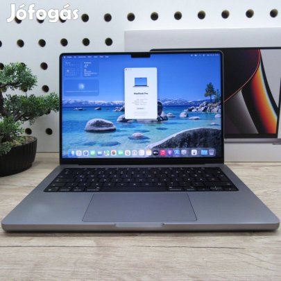 Apple Macbook Pro 14 (2021) 16GB/512GB használt, szép állapot 8 cikl