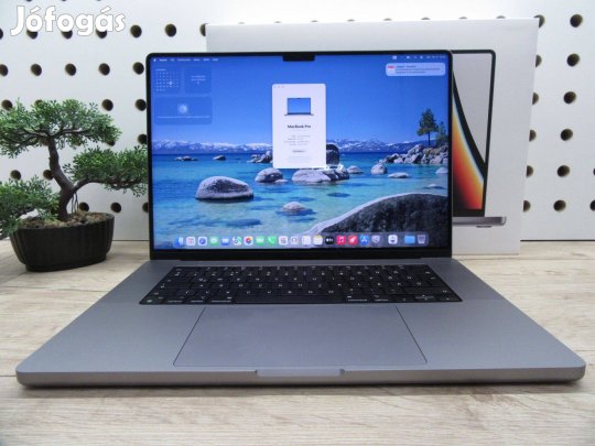 Apple Macbook Pro 16 (2021, M1 Max) Szinte új állapot, 10 ciklus /