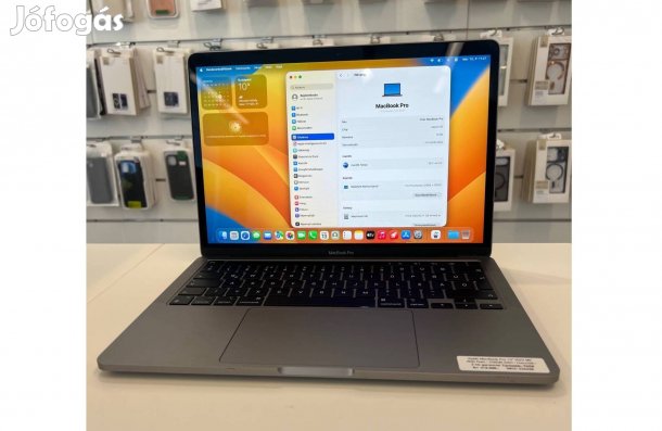 Apple Macbook Pro 2022 13" M2 8Gbram 256Gbssd Graphite Használt