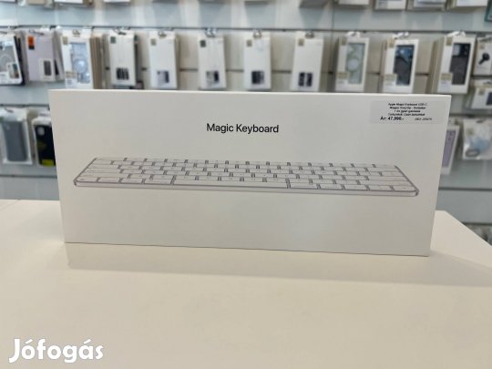Apple Magic Keyboard USB-C White Magyar Kiosztás Bontatlan