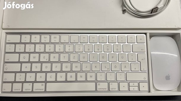 Apple Magic Keyboard + Magic Mouse 2 szett (dobozos, szép állapot