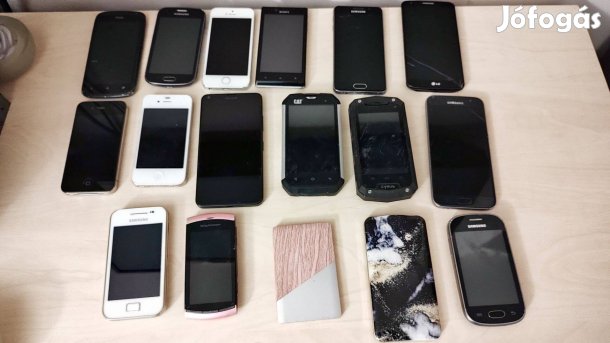 Apple,Samsung,Sony,LG okostelefon csomag(17db)felújításra,alkatrésznek