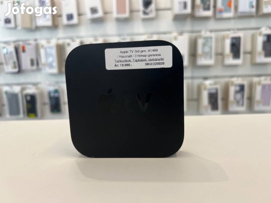 Apple TV 3. Gen A1469 Black Használt