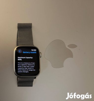 Apple Watch 8 GPS ezüst