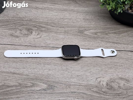 Apple Watch S9 Starlight 45mm 2 ÉV Garanciával 90%