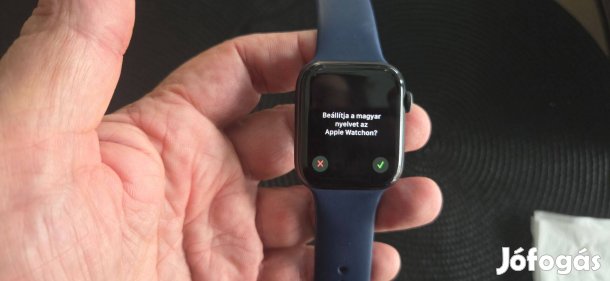 Apple Watch Series 6 44 mm Cellural E-símes Okosóra Gray Garis !