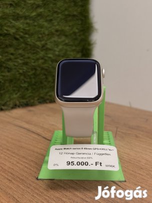 Apple Watch Series 8 Kártyafüggetlen, 12 hó garancia
