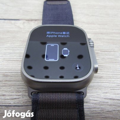 Apple Watch Ultra 2 49mm Zafír üveg megkímélt 100% akku