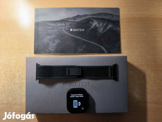 Apple Watch Ultra 2 49mm esim Okosóra Black szinte Új Apple Garancia !
