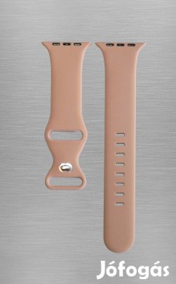 Apple Watch szilikon szíj 42/44/45/46/49 - bézs