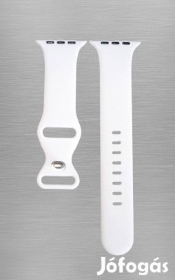 Apple Watch szilikon szíj 42/44/45/46/49 - fehér