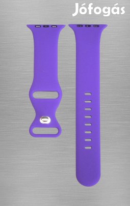 Apple Watch szilikon szíj 42/44/45/46/49 - lila