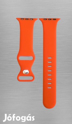 Apple Watch szilikon szíj 42/44/45/46/49 - narancssárga