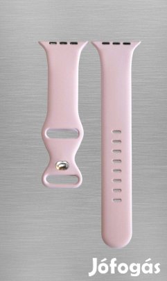 Apple Watch szilikon szíj 42/44/45/46/49 - pink