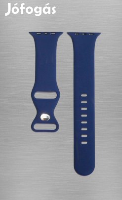 Apple Watch szilikon szíj 42/44/45/46/49 - sötétkék