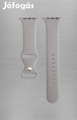 Apple Watch szilikon szíj 42/44/45/46/49 - szürke