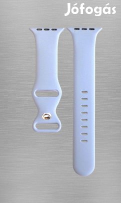 Apple Watch szilikon szíj 42/44/45/46/49 - világoskék