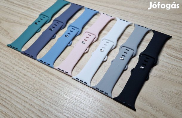 Apple Watch színes szilikon óraszíj