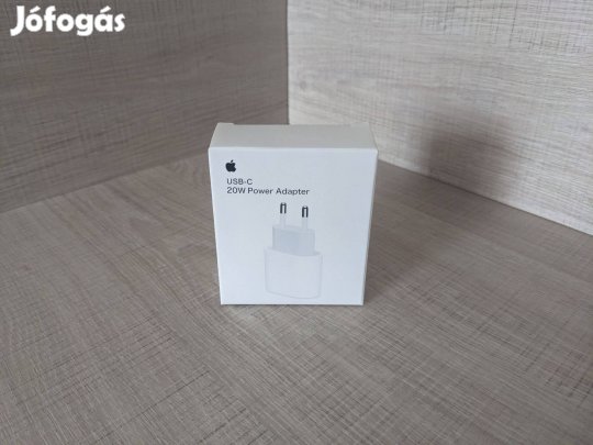 Apple, Töltőadapter, Gyorstöltő, 20W, Új
