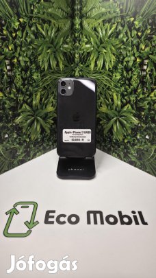 Apple iPhone 11 Kártyafüggetlen 64 GB, 12 hó garancia