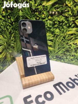 Apple iPhone 12 Kártyafüggetlen 64 GB, 12 hó garancia