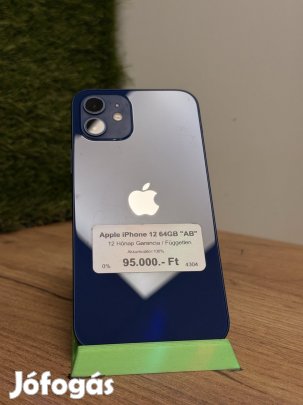 Apple iPhone 12 Kártyafüggetlen 64 GB, 12 hó garancia