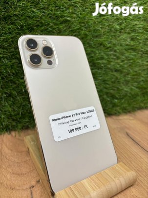 Apple iPhone 12 Pro Max Kártyafüggetlen 128 GB, 12 hó garancia