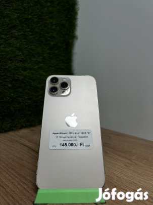 Apple iPhone 12 Pro Max Kártyafüggetlen 128 GB, 12 hó garancia