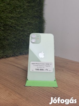 Apple iPhone 12 mini Kártyafüggetlen 128 GB, 12 hó garancia