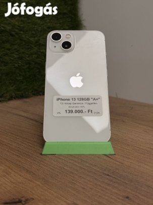 Apple iPhone 13 Kártyafüggetlen 128 GB, 12 hó garancia