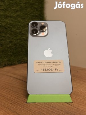 Apple iPhone 13 Pro Max Kártyafüggetlen 128 GB, 12 hó garancia
