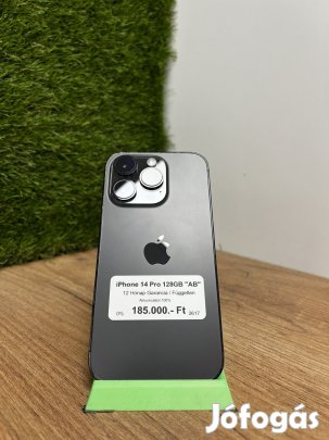 Apple iPhone 14 Pro Kártyafüggetlen 128 GB, 12 hó garancia