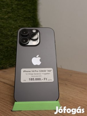 Apple iPhone 14 Pro Kártyafüggetlen 128 GB, 12 hó garancia